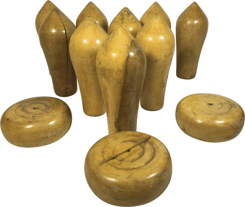 Traditional Mortar and Pestle Set in Wooden Finish PNG