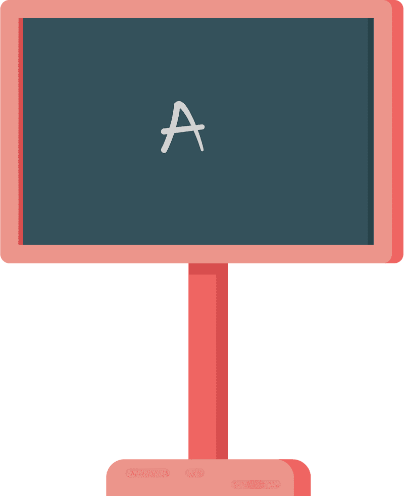 Creative Blackboard for Learning and Display PNG