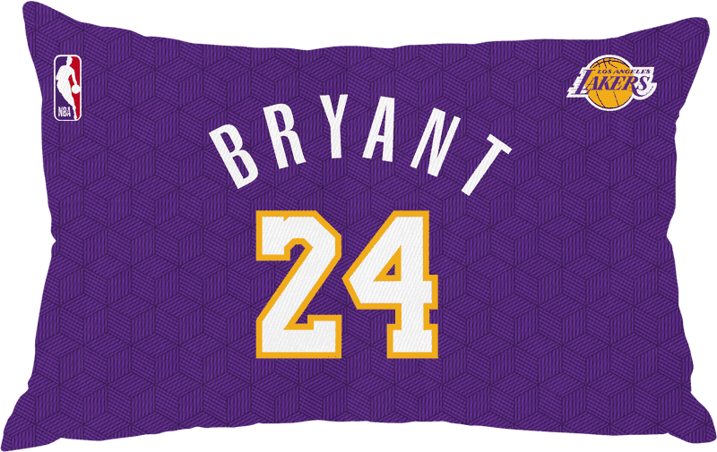 Kobe Bryant Lakers Tribute Pillow Cushion PNG