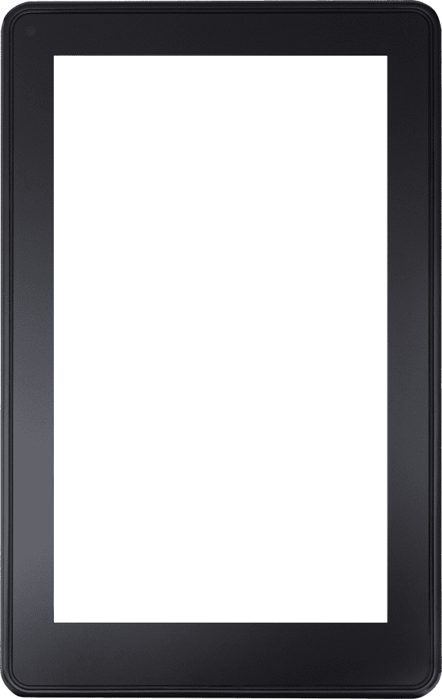 Sleek and Modern Touchscreen Tablet Design PNG