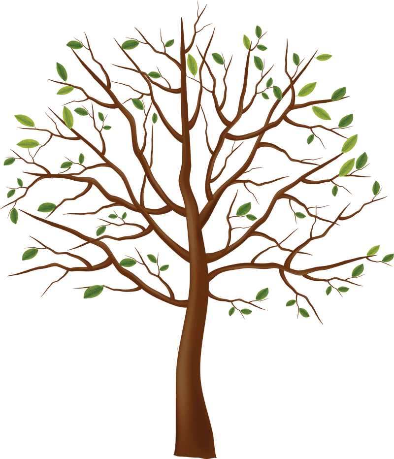 Emerging Life A Tree of Resilience PNG