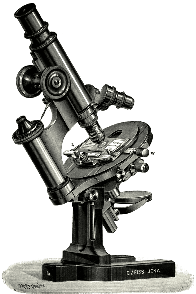 Vintage Optical Perspectives The Classic Microscope PNG