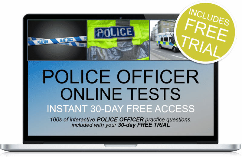 Police Officer Online Practice Tests with Free Access PNG