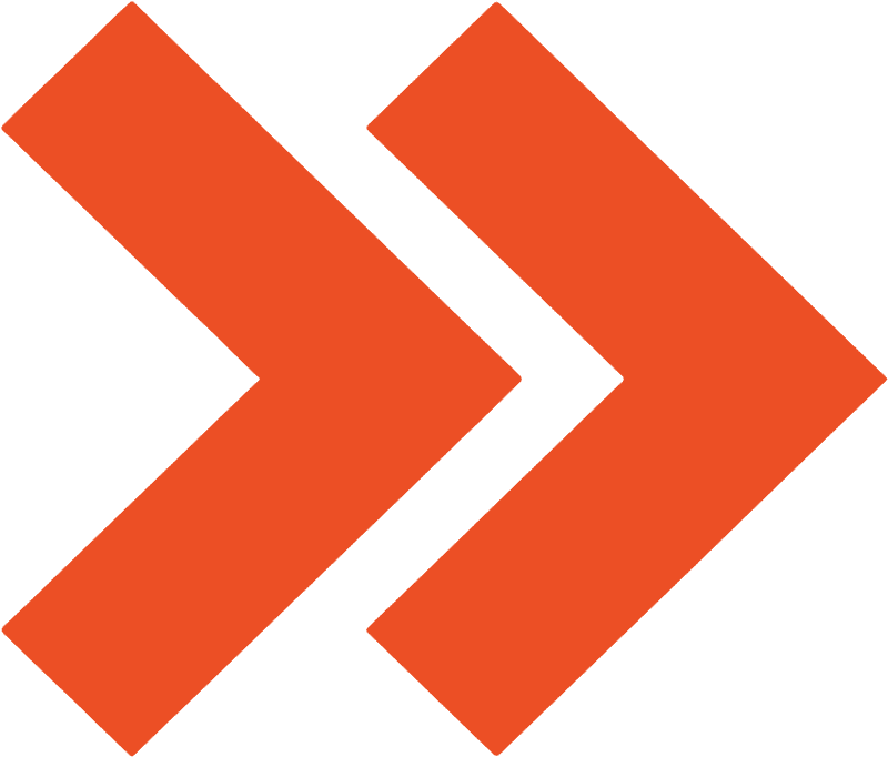 Dynamic Orange Arrow Design PNG