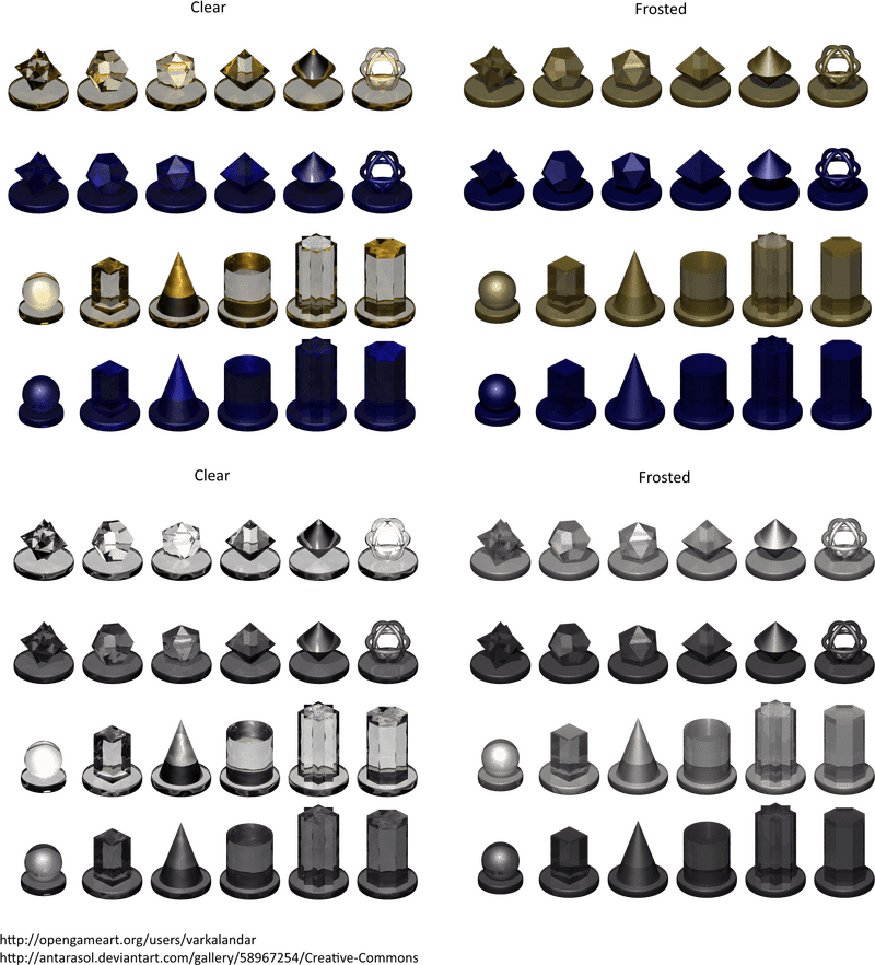 Strategic Game of Shapes and Shadows PNG