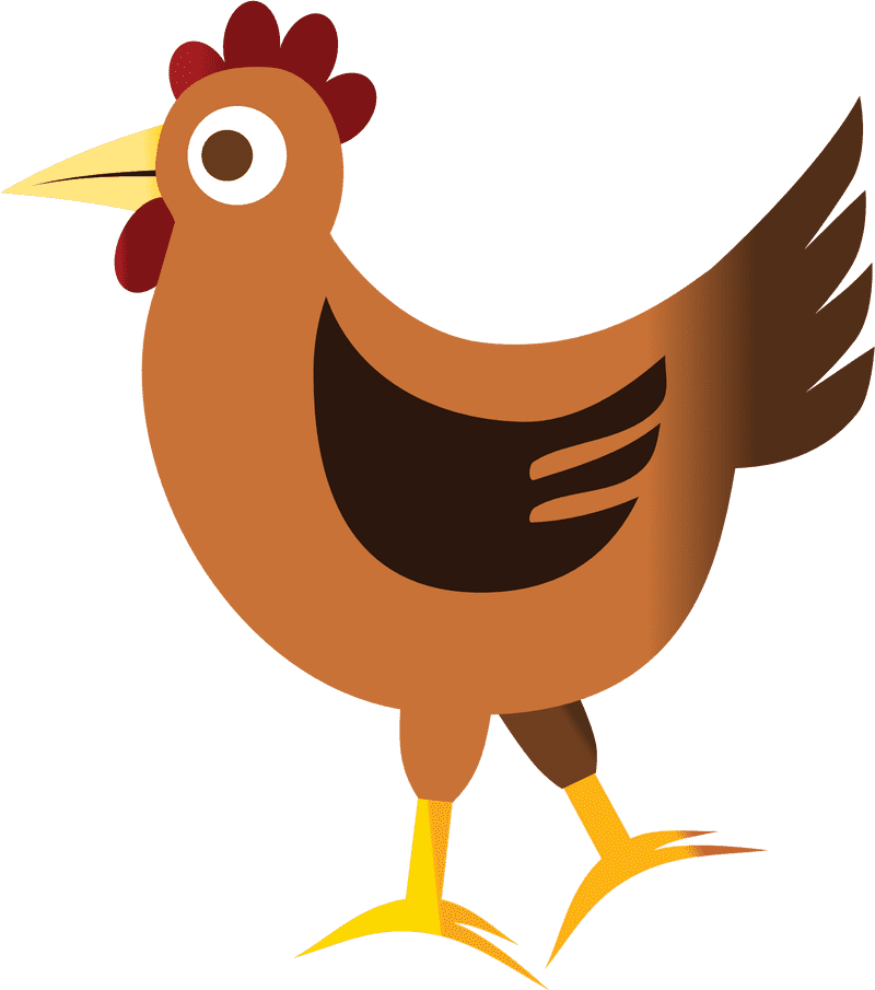 Charming Chicken Coop Companion PNG