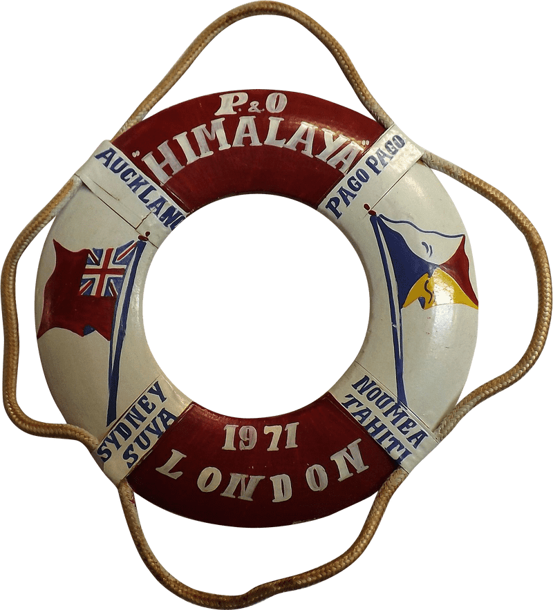 Lifebuoy from the HMS Himalaya Adventure PNG