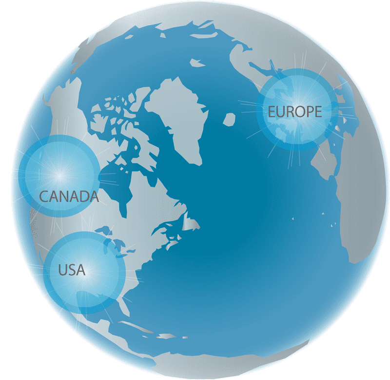 Global Connections Exploring Canada USA and Europe PNG