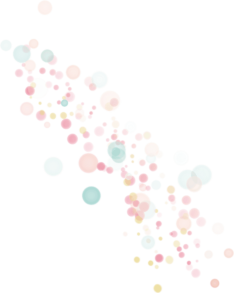 Bokeh Bliss A Dance of Colorful Circles PNG