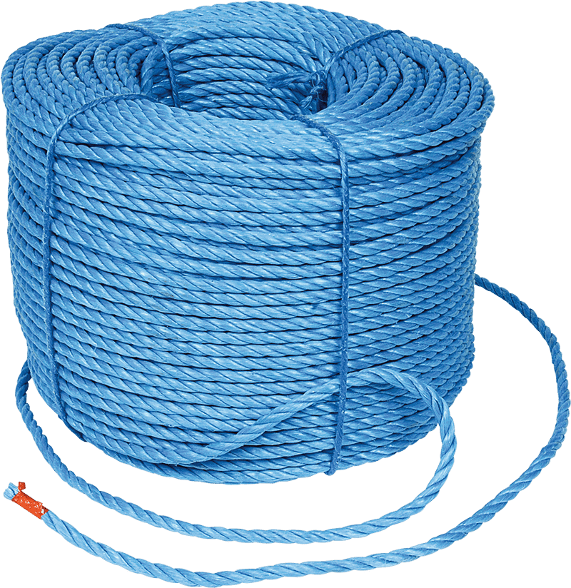Blue Coiled Jump Rope for Fitness Fun PNG
