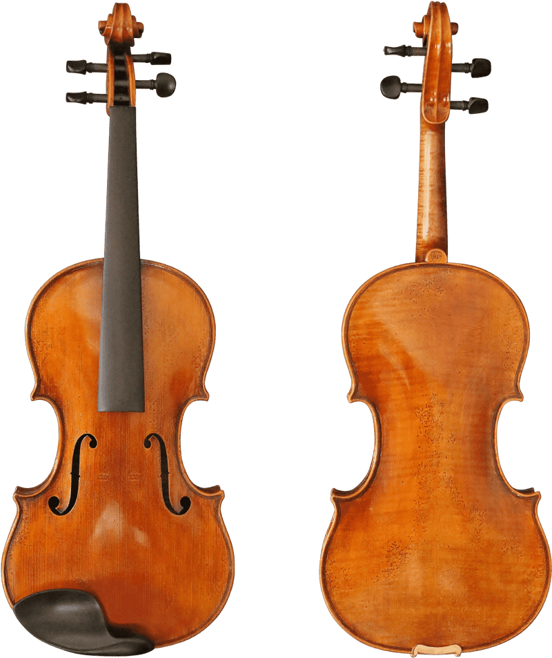 Elegant Violin A Masterpiece of Craftsmanship PNG