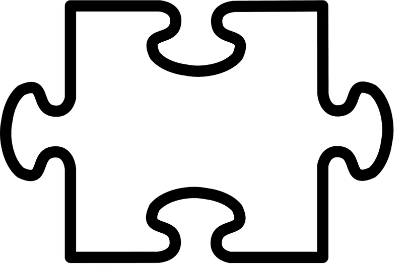 Creative Jigsaw Puzzle Design Concept PNG