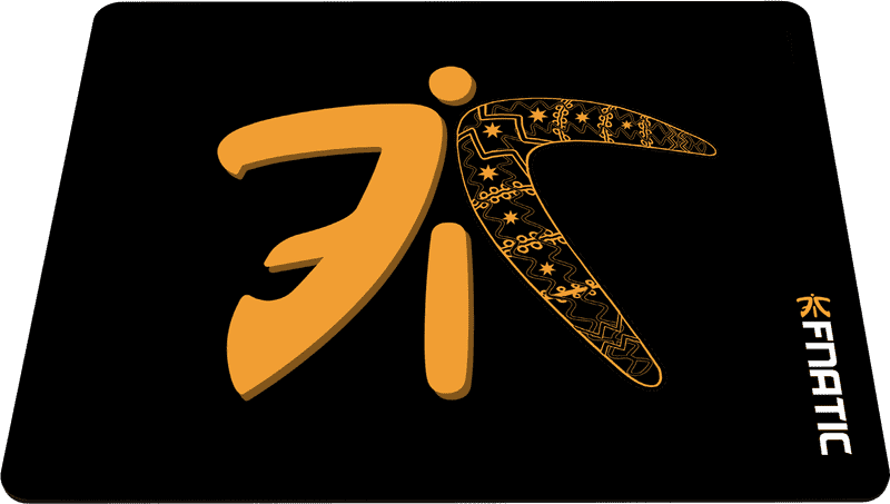 FNATIC Themed Number Pad Mat Design PNG