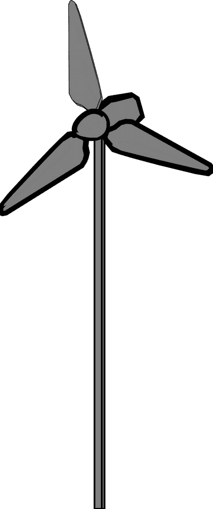 Wind Turbine Harnessing Nature's Energy PNG