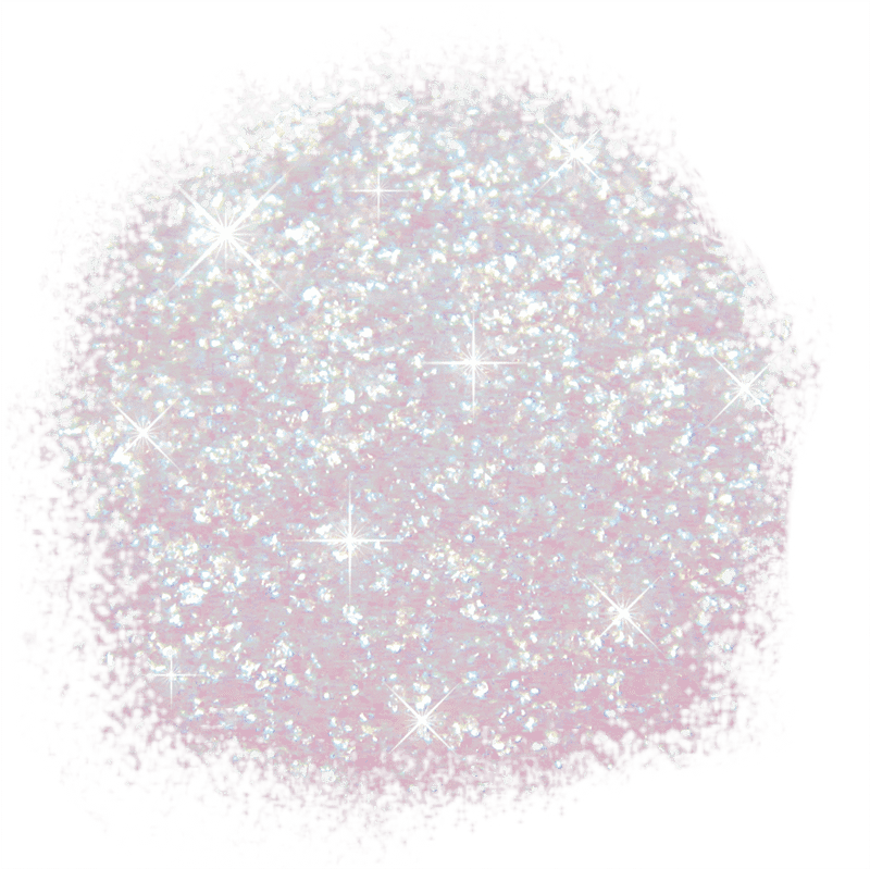 Whimsical Pink Glitter Dreamscape PNG