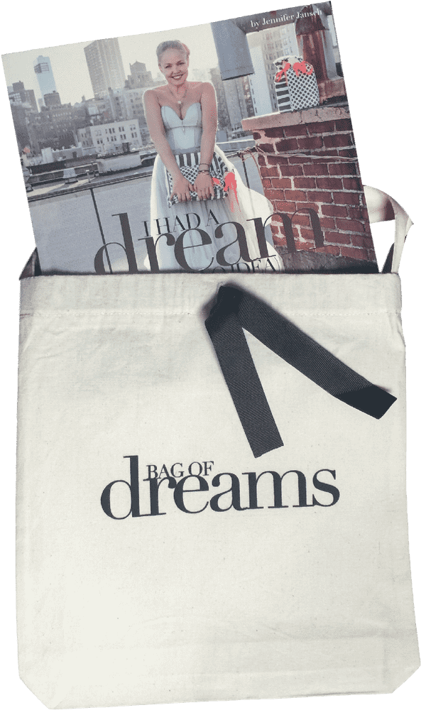 Eco Bag of Dreams and Inspiration PNG