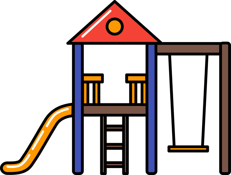 Outdoor Adventure Playground Equipment PNG