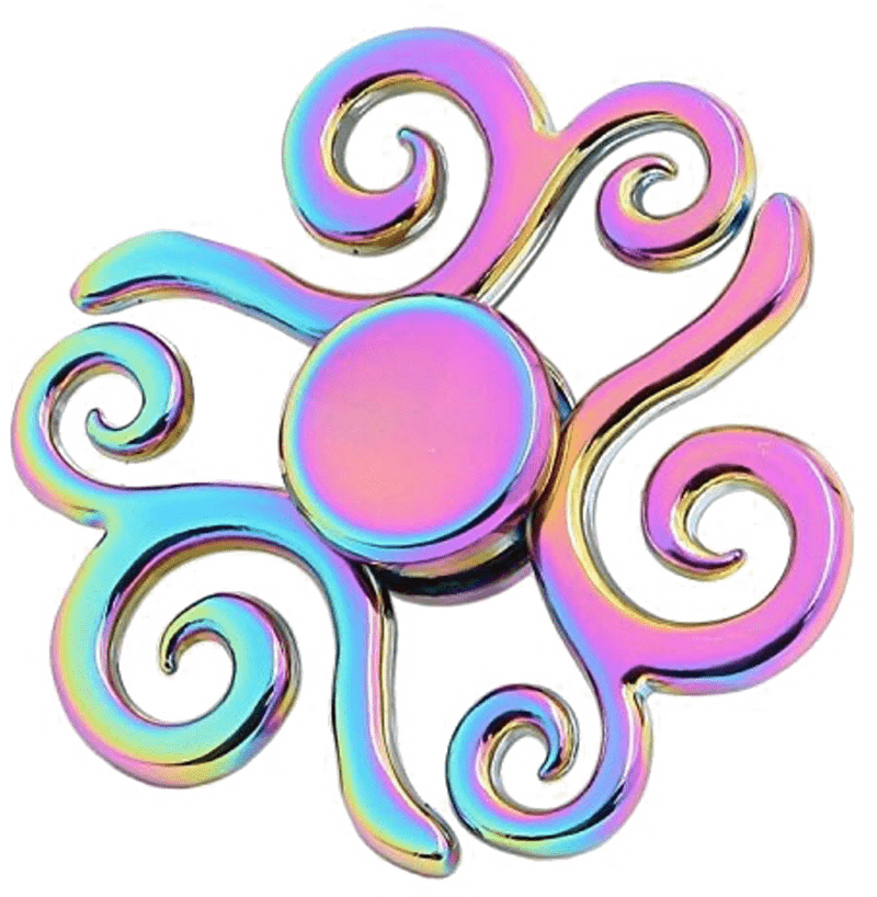 Colorful Swirl Spinner of Calmness PNG