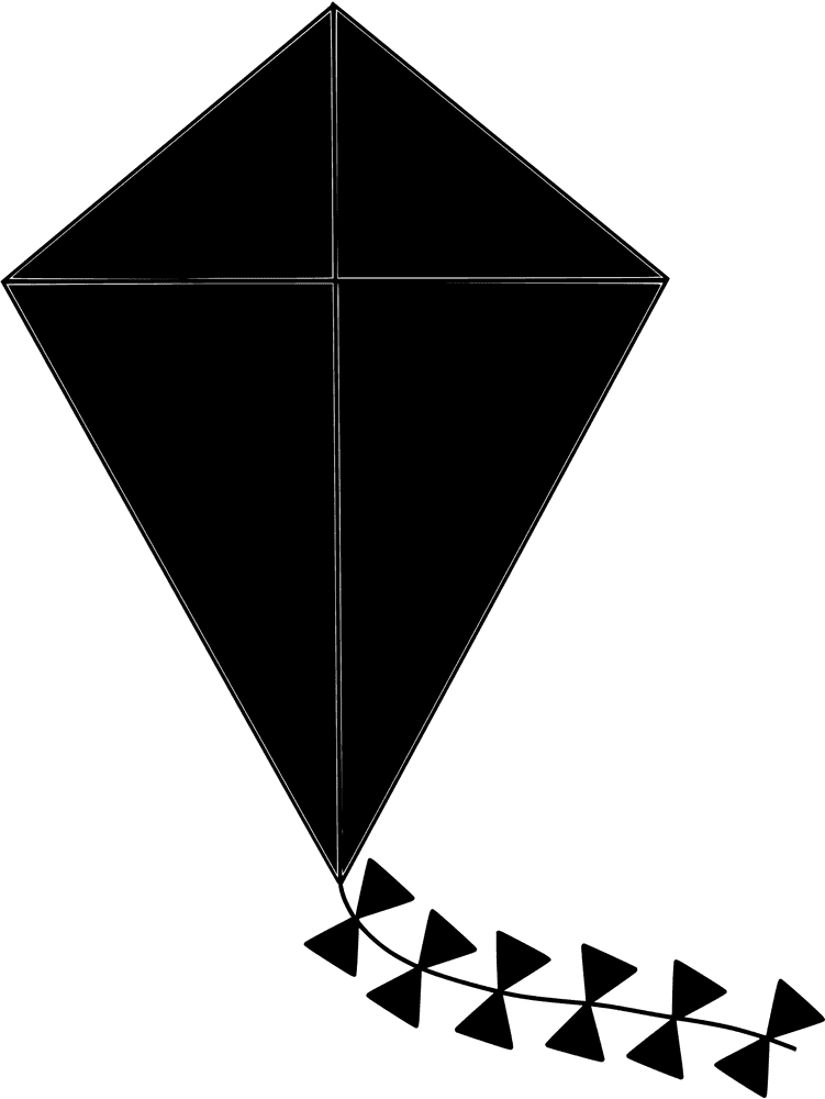 Elegant Black Kite Dancing in the Sky PNG