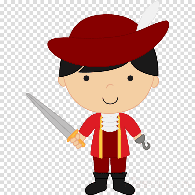 Adventurous Character with a Fishing Hook PNG