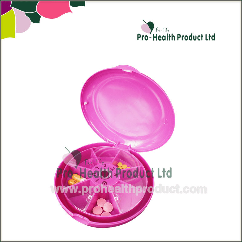 Weekly Pill Organizer for Health Management PNG