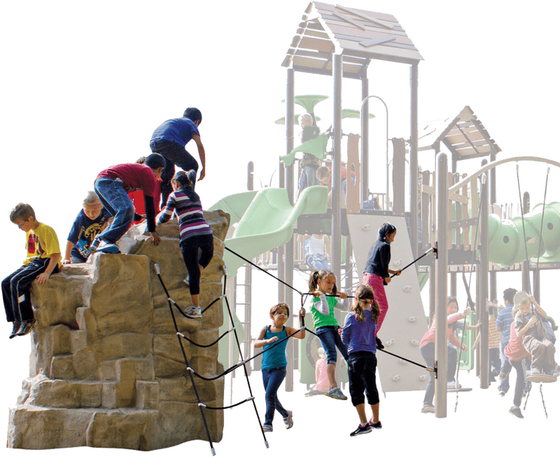 Outdoor Adventure Playground Fun PNG