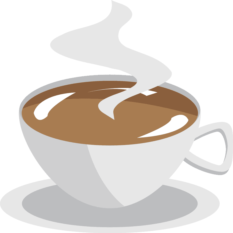 Elegant Swirls of Latte Art Delight PNG