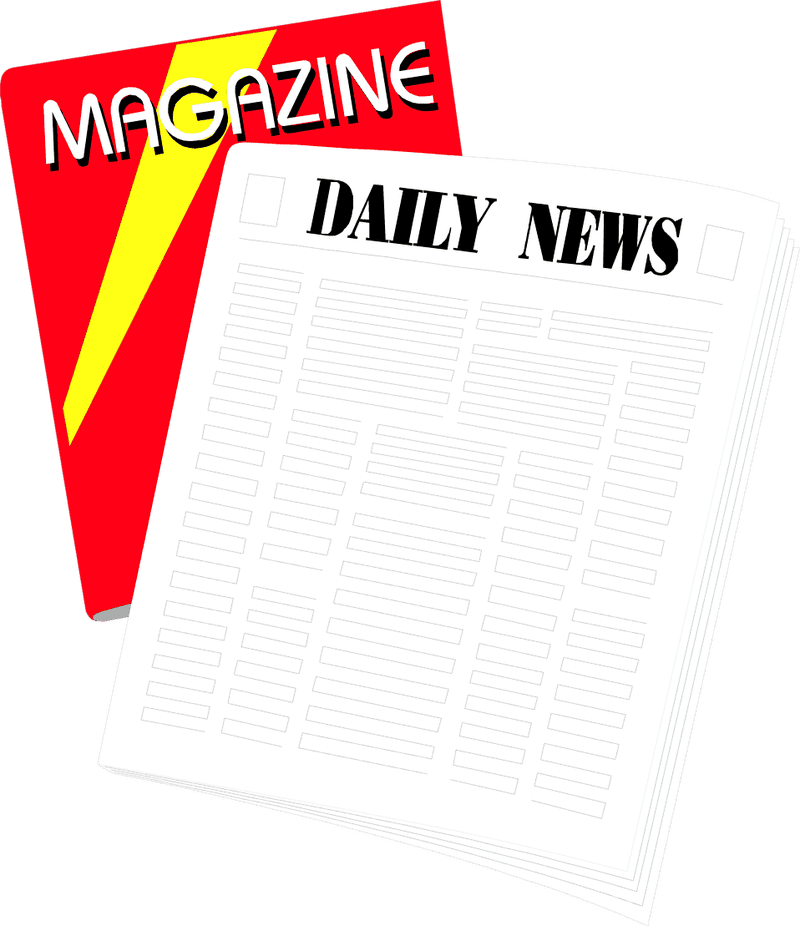 Vibrant Magazine of Daily News Insights PNG