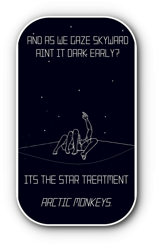Starry Notebook of Lyrics and Dreams PNG