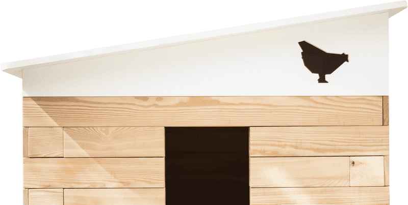 Modern Chicken Coop with Stylish Design PNG