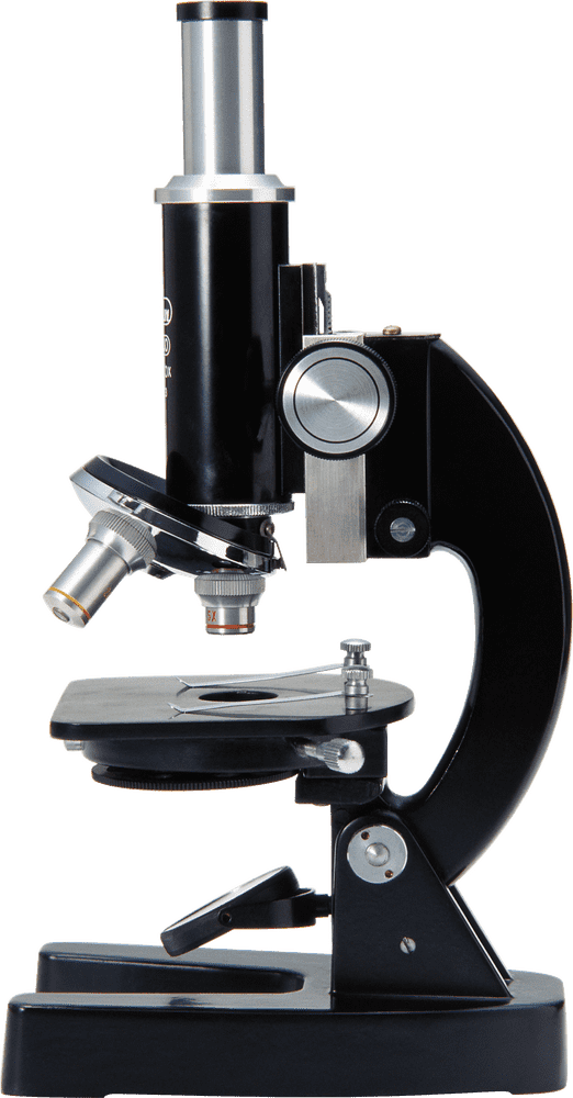 Classic Laboratory Microscope for Scientific Exploration PNG