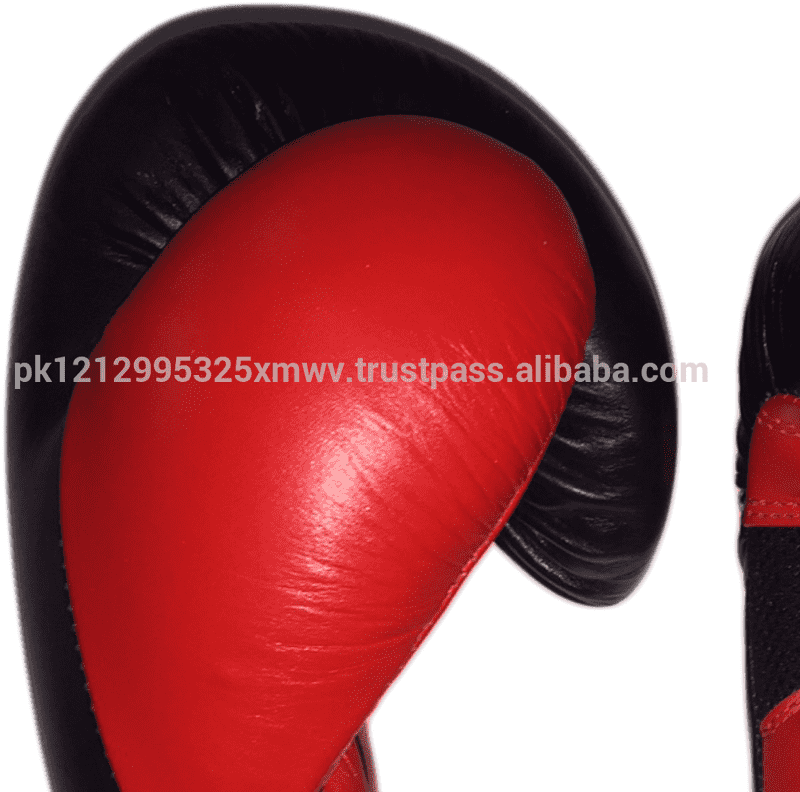 Premium Red and Black Boxing Gloves PNG
