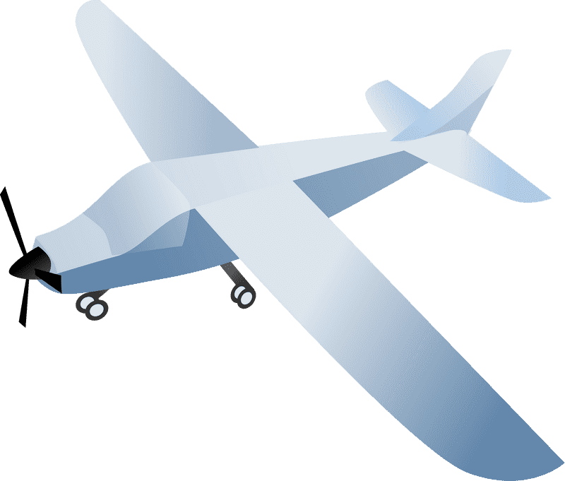 Sleek and Stylish Airplane in Flight PNG