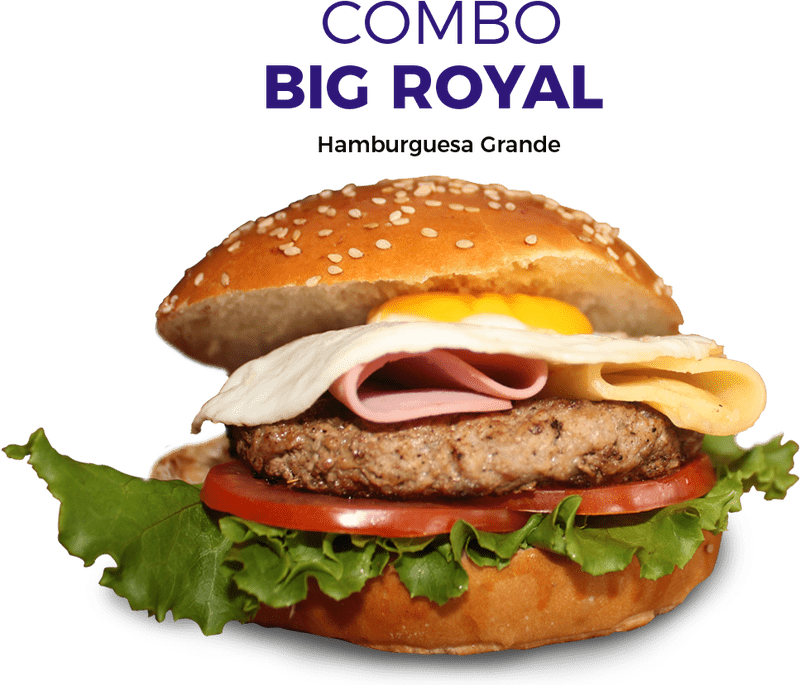 Big Royal Burger Delight PNG