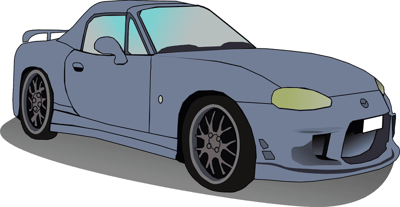 Stylish Sport Car with Sleek Design PNG