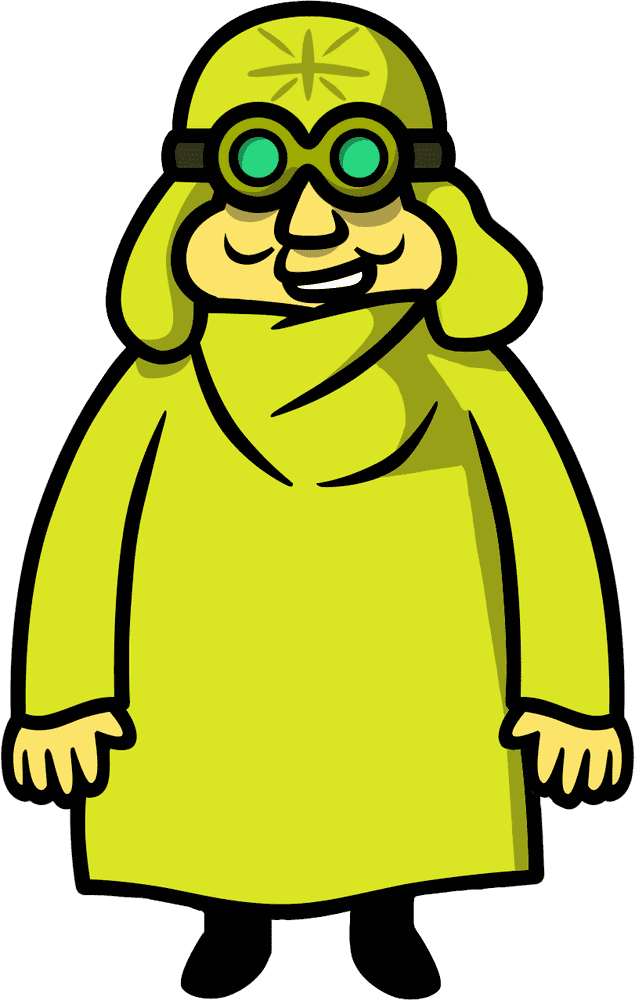 Quiz Buzzer Champion in Bright Yellow Gear PNG