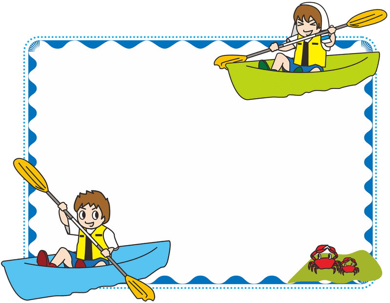 Kayak Adventures Paddling with Fun and Crabs PNG