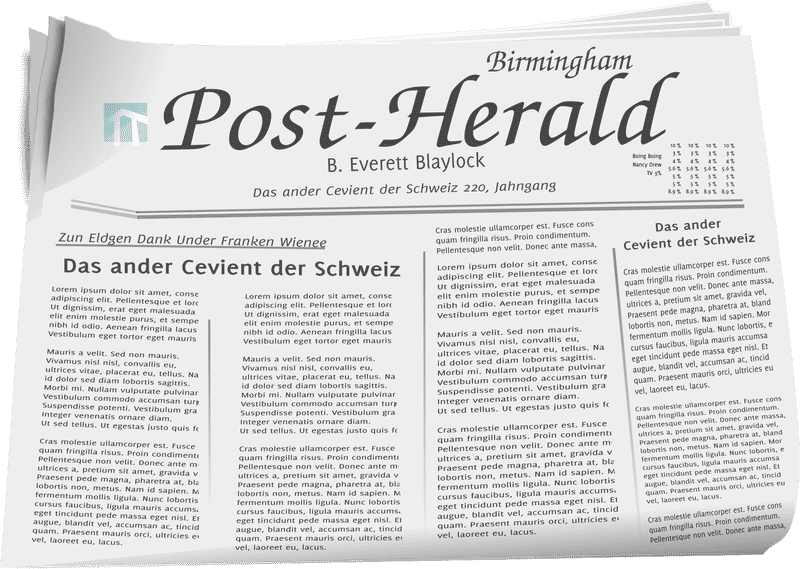 Classic Newspaper Stand with Vibrant Headlines PNG