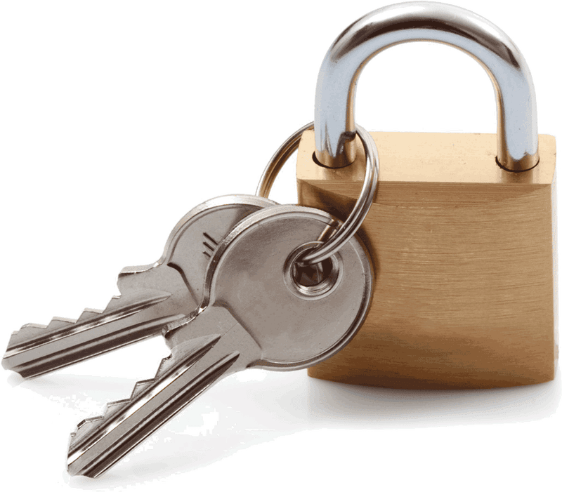 Key to the Secure Lock PNG