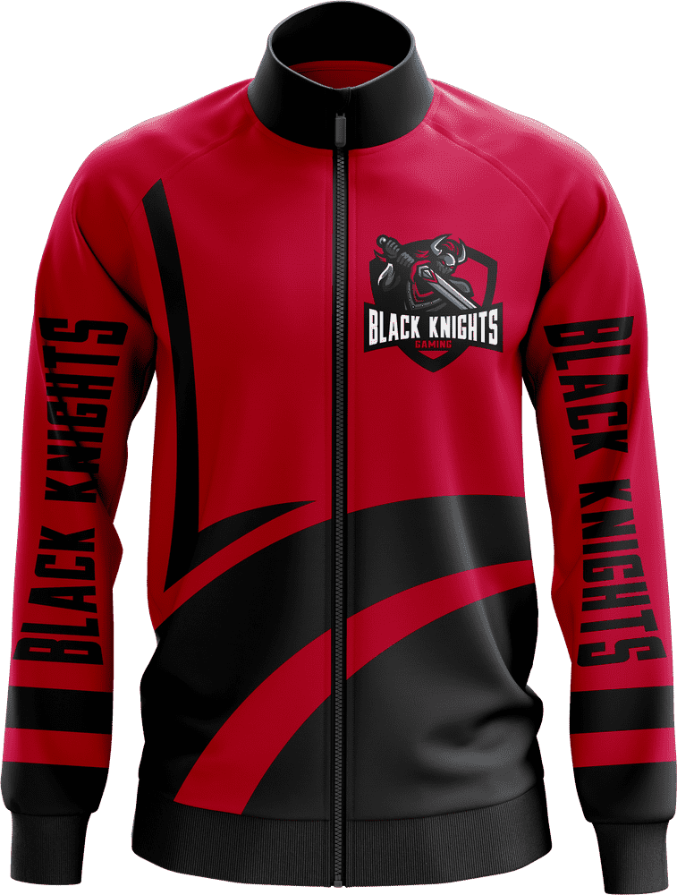 Red and Black Knights Sport Jacket PNG