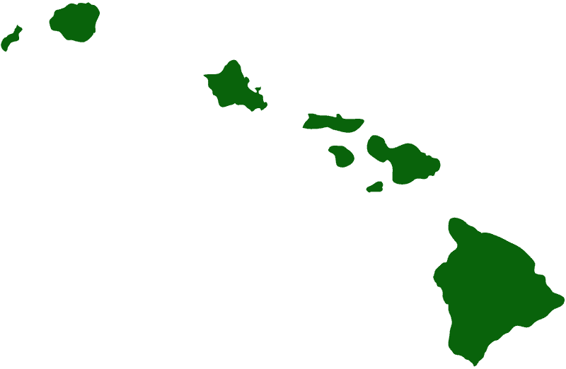 Hawaiian Island Map Exploring Tropical Paradise PNG