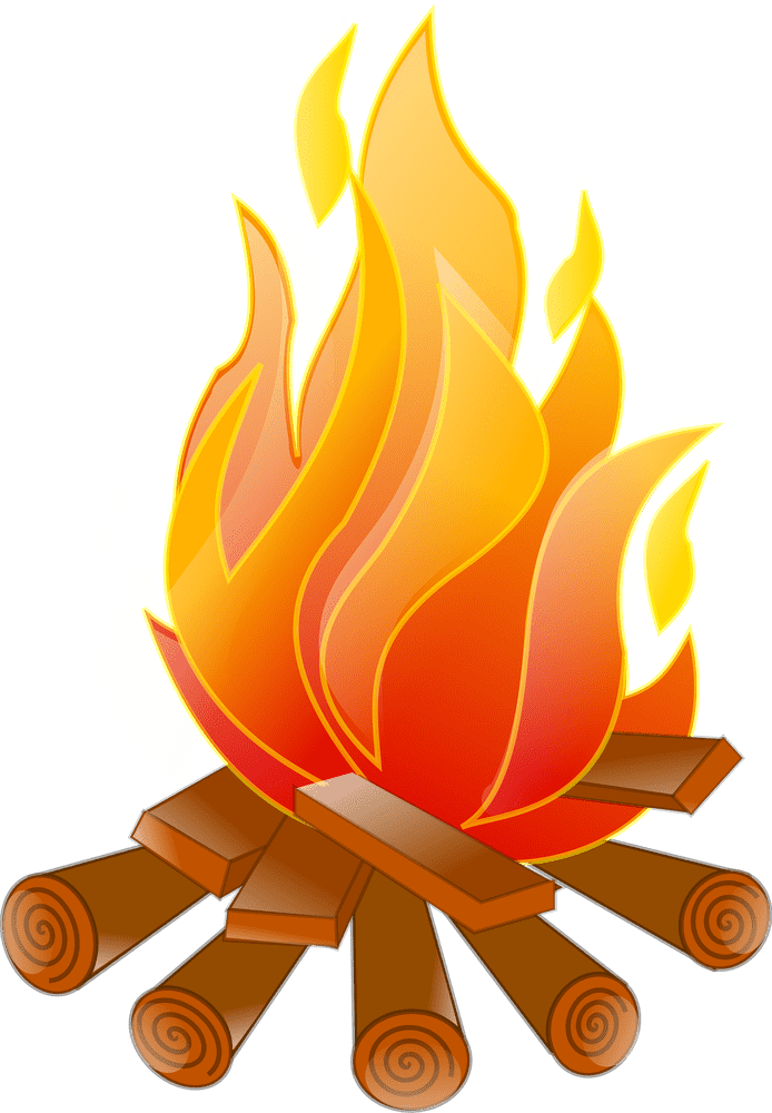 Campfire Glow Warmth and Togetherness PNG
