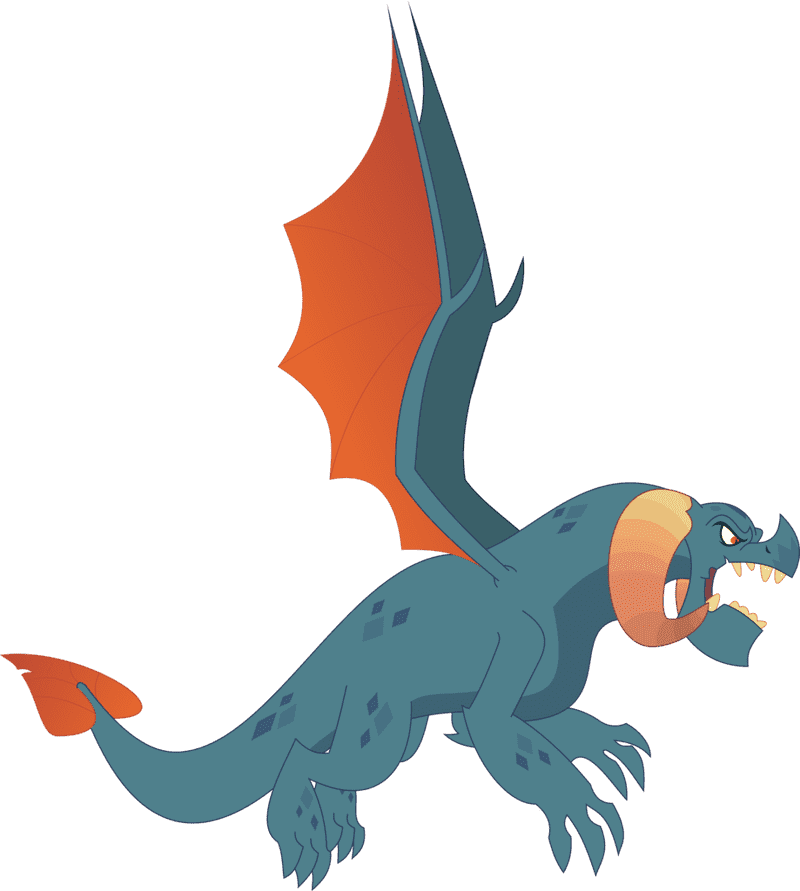 Campfire Tales of the Flame-Winged Creature PNG