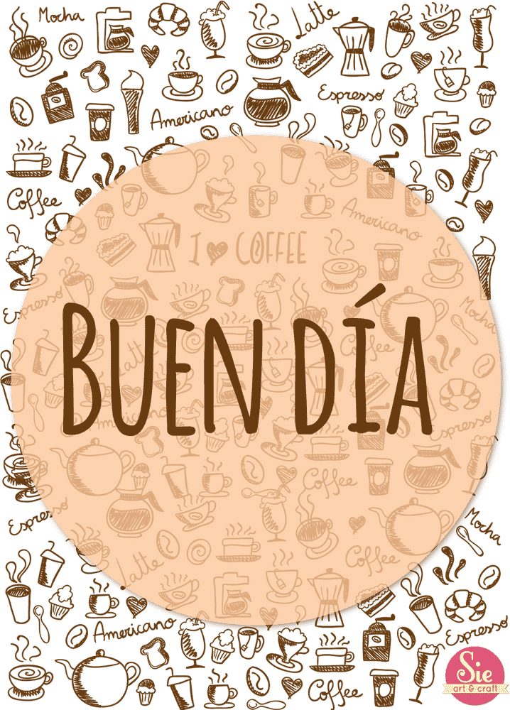 Notebook Doodles A Cheerful Coffee Morning PNG