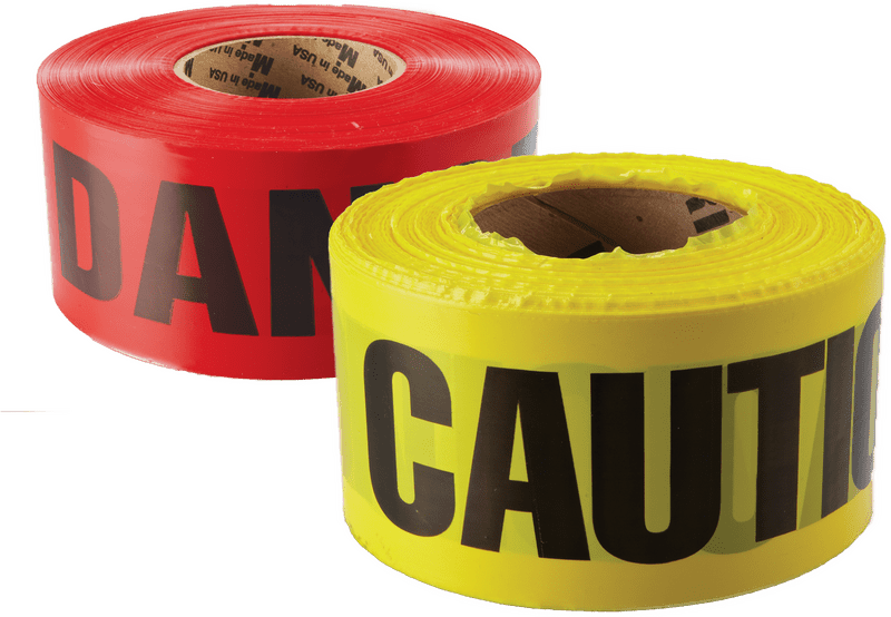 Caution and Danger Adhesive Tape Rolls PNG