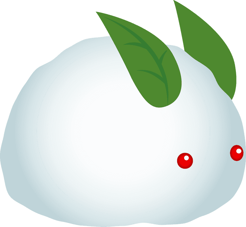 Snowy Bunny Delight PNG