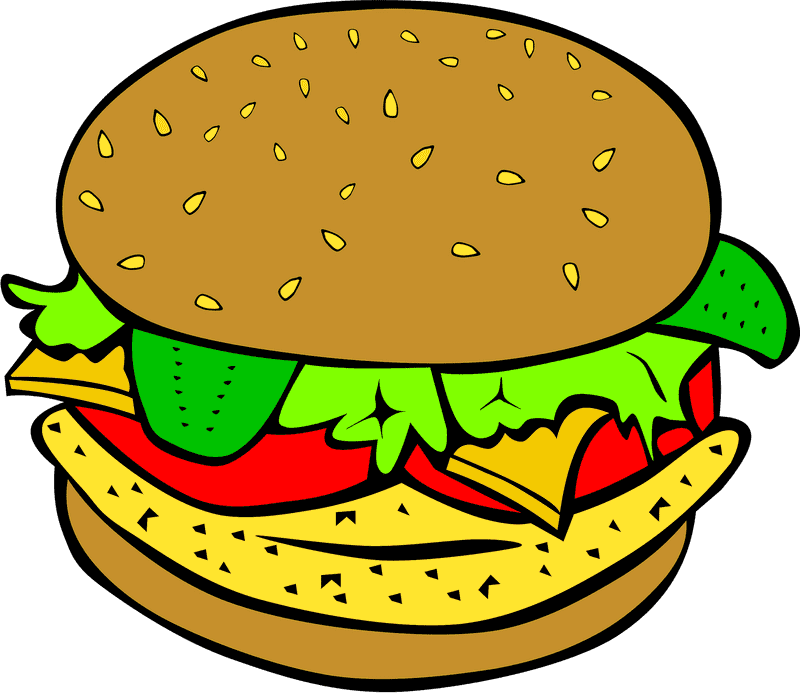 Deliciously Fresh Veggie Burger Delight PNG