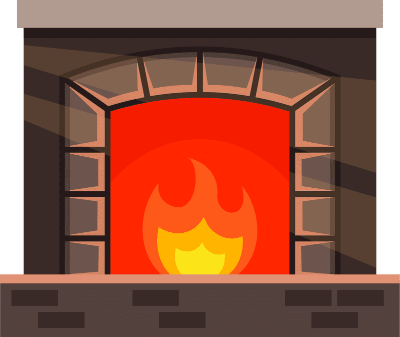 Cozy Hearthfire Embracing Warmth and Comfort PNG