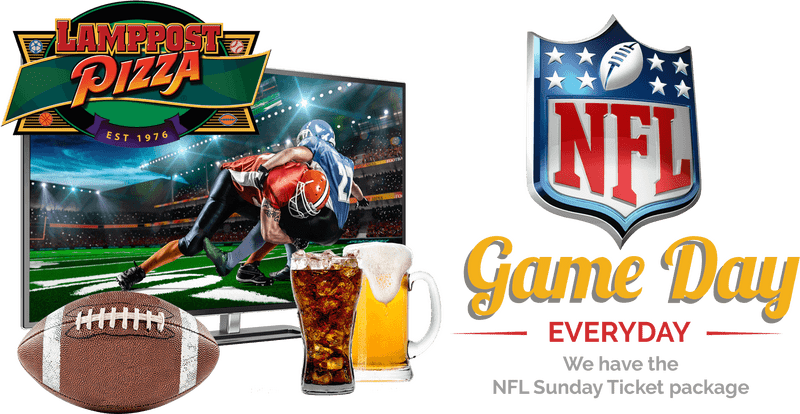 Lamppost Game Day Pizza & NFL Fan Experience PNG