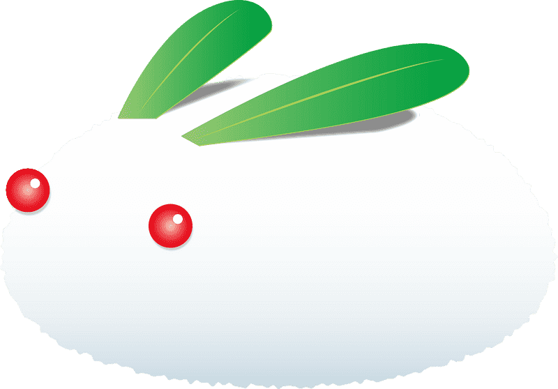 Snowy Bunny Delight PNG